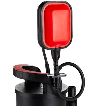 Preview: Potente pompa sommergibile con interruttore a galleggiante (400W), 7m, ideale per acque chiare e sporche, robusta e affidabile