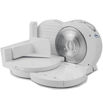 Präzisions-Allesschneider 150W: mühelos Brot, Wurst & Käse schneiden - Stufenlose Schnittstärke, Fingerschutz - Perfekt für Küche & Geniesser