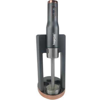 Preview: Set mixeur plongeant Premium 800W - Multifonctionnel pour cuisine, fouet, presse-purée, hachoir - Lame titane, 2 gobelets 600/1000 ml