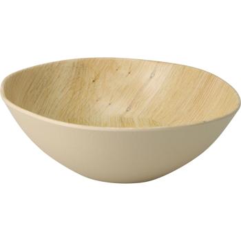 Preview: Set de Vaisselle 12 Pièces - Effet Bois Naturel pour 4 Personnes - Mélamine Incassable Légère & Robuste - Camping Pique-Nique Jardin Maison