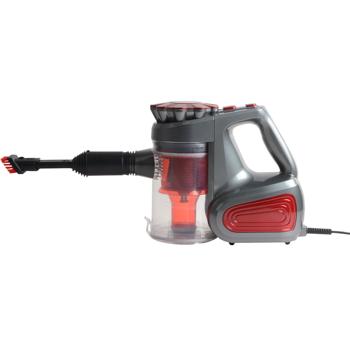 Preview: aspirapolvere ciclonica 2 in 1, 600 W, bordeaux: aspirapolvere a mano e a pavimento, potente, senza sacco e leggero