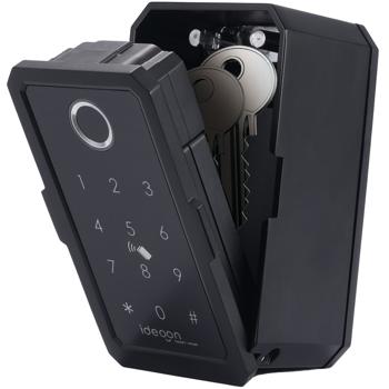 Boîte à clés connectée – déverrouillage par empreinte digitale, code PIN, badge, Bluetooth – boîtier sécurisé pour maison, bureau, résidence secondaire