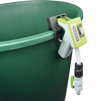 Preview: Pompa sommergibile mobile ricaricabile per barili a pioggia: Comoda per l‘irrigazione del giardino senza collegamento alla rete elettrica, potente, leggera e versatile, per ogni giardino