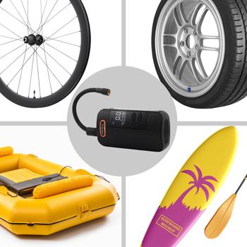 Preview: Compresseur sans fil 10,3 bar – pompe puissante portative avec écran numérique, pour voiture et vélo