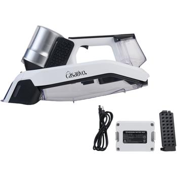 Preview: Shampouineuse professionnelle sans fil 60 W, batterie lithium-ion – appareil de nettoyage puissant pour tissus d’ameublement, textiles, tapis, sièges auto – batterie performante