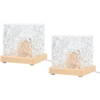 2 lampes LED sans fil Aurora Borealis – 16 couleurs, télécommande – projecteurs d’aurores boréales – magnifique éclairage d’ambiance 