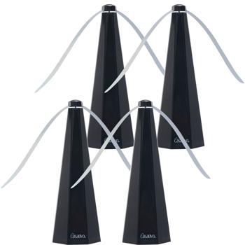 4 ventilateurs anti-mouches mobiles, 2 hélices, alimentation par piles ou USB: action douce et efficace, ventilateurs de table ou de voyage, chasse-mouches idéal pour les repas en extérieur