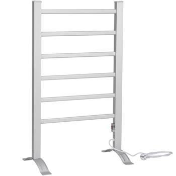 Preview: Scaldasalviette elettrico 105 Watt, da appoggiare e appendere - autoportante & montabile a parete - asciugatura rapida & asciugamani caldi