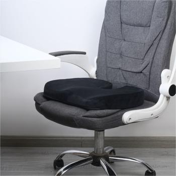 Preview: Comodo cuscino per sedile in memory foam con gel rinfrescante & rivestimento antiscivolo, 44 x 35 x 8 cm - per lunghi viaggi & giornate di lavoro in home office o in ufficio
