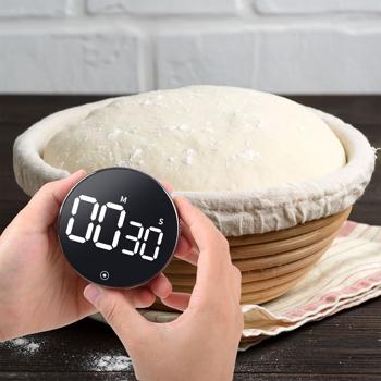 Preview: Timer da cucina digitale con rotella - pratico timer per uova con magnete, allarme sonoro, funzione conto alla rovescia e grande display LCD