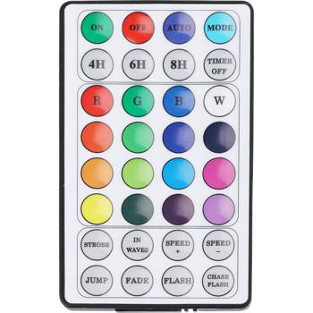 Preview: Tenda luminosa RGB multicolore a 144 LED con telecomando, ideale per interni ed esterni - catena luminosa d‘atmosfera per feste e decorazioni