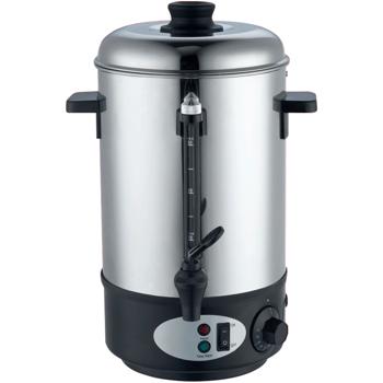Chaudière à vin chaud professionnelle 8L avec robinet : 1800W - Un distributeur de boissons pour les fêtes, vin chaud, café & punch - Un plaisir parfait