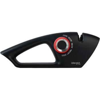 Preview: Aiguiseur de couteaux 5 en 1 pour lames lisses et dentées – affûteur de ciseaux avec molette de réglage, multi-aiguiseur pour affûter couteaux et ciseaux