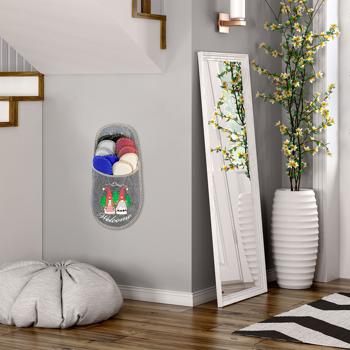 Preview: Home Sweet Home - Set de chaussons pour invités (5 paires) - Confortables, hygiéniques, diverses couleurs - Semelle renforcée - Tailles 35-45 - Polyester