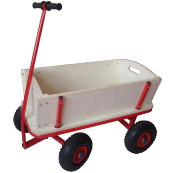 Versatile carretto a mano con pneumatici, capacità di carico di 100 kg: robusto e versatile - Un compagno ideale per escursioni e trasporti