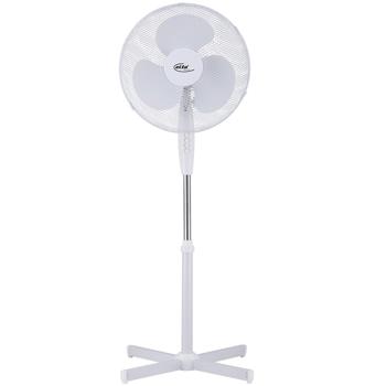Grosser Standventilator, Ø 40 cm, weiss: Leistungsstarker Turmventilator, oszillierend & leise – Für angenehme Abkühlung in Schlafzimmer & Büro