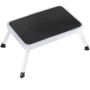 Preview: Marchepied en acier, charge maximale de 150 kg – tabouret avec verrouillage et surface antidérapante pour travailler en sécurité