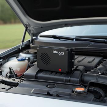 Preview: Mobiler Marderschreck Auto Ultraschall – Batteriebetrieben & Hitzebeständig (110°C) – Marderabwehr für Motorraum, Garage & Dachboden – Schutz bis 40m²