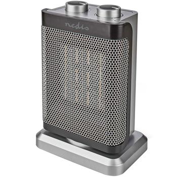 Preview: Chauffage Soufflant Céramique PTC 1500W - Électrique Rapide 2 Niveaux - Sûr, Compact, Efficace Bureau, Camping-Car, Maison - Protection Surchauffe