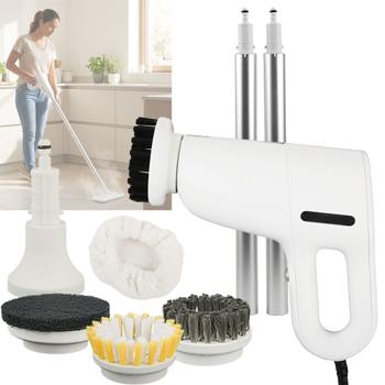 Profi 3in1 Dampfreiniger & Boden-Dampfbesen: 1200W Handgerät gegen Bakterien ohne Chemie für Boden, Bad, Möbel - in 15s startklar