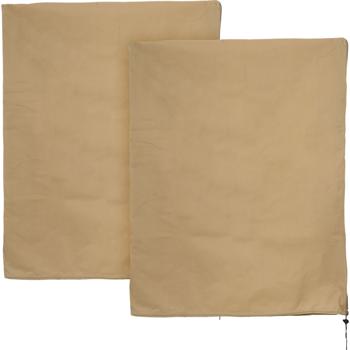Preview: 2 housses d’hivernage XXL pour plantes, 240 x 200 cm – protection pour plantes en pot, cordon de serrage et fermeture à glissière – tissu respirant