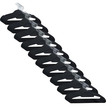 Preview: Grucce premium, set da 100, con gancio girevole a 360 gradi, rivestimento antiscivolo e supporto extra per cravatte, cinture o sciarpe, salvaspazio