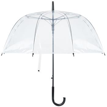 Preview: Parapluie droit automatique transparent, 85 cm de diamètre – parapluie dôme pour homme et femme – ouverture à une main