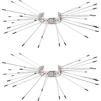 Preview: Efficace cintura anti‑martora set da 2 in acciaio inox, barriera anti‑arrampicata per pluviali e alberi, difesa contro procioni e gatti, montaggio semplice