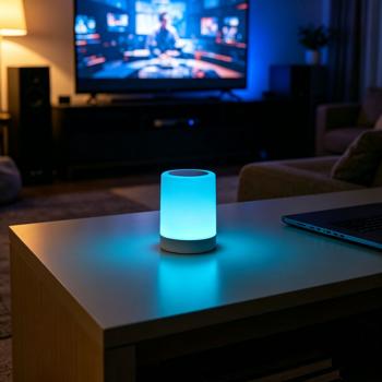 Preview: Lampada da tavolo ricaricabile con comando touch, 6 colori di luce e bianco caldo, comoda ricarica USB‑C, pratica maniglia integrata per appenderla