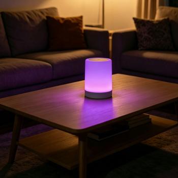 Preview: Set de 2 lampes de table rechargeables avec commande tactile, 6 couleurs de lumière vives et blanc chaud, recharge pratique via USB-C, anse intégrée pour les suspendre