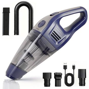 Preview: Aspirateur à main sans fil, 15 000 Pa – aspirateur de table sans sac, moteur sans balais silencieux – pour voiture, clavier et plus – accessoires inclus