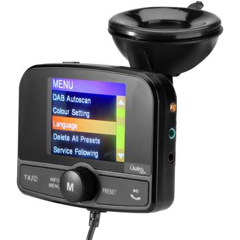 Preview: Einfach DAB+ über FM hören - 4in1 Kfz DAB Radio Empfänger mit Bluetooth 5.0, Freisprechanlage & FM Transmitter - Kristallklarer Digital-Sound im Auto