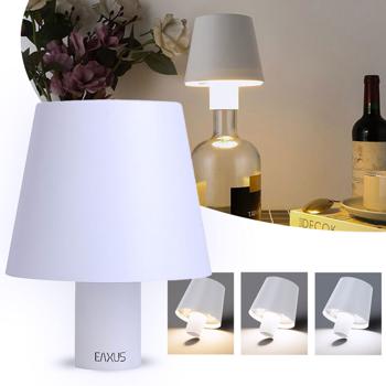 Preview: Lumière pour bouteille innovante – lampe-bouteille rechargeable, 3 couleurs de lumière – longue autonomie – parfaite pour les événements en extérieur et la déco