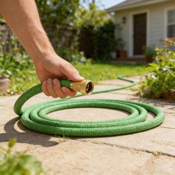 Preview: Tuyau d’arrosage extensible, 10-30 m, raccords aluminium – tuyau flexible, résistants aux UV, filetage 3/4