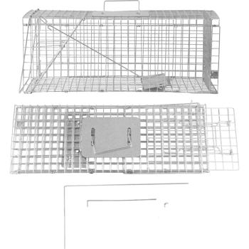 Preview: Piège professionnel pour martres – cage réutilisable avec poignée et protection anti-morsures – capture martres et petits rongeurs sans les tuer