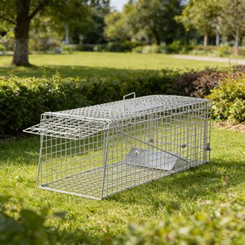 Preview: Piège professionnel pour martres – cage réutilisable avec poignée et protection anti-morsures – capture martres et petits rongeurs sans les tuer