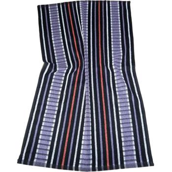 Preview: Grubentuch 100% Baumwolle: Saugstarkes Geschirrtuch & Mehrzwecktuch, lila-schwarz - Robustes Trockentuch für Haushalt & Gastronomie