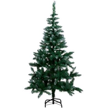 Preview: Albero di Natale magnifico e denso 150 cm, 350 rami: Realistico abete artificiale – Per decorazioni natalizie perfette