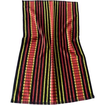 Preview: Set da 20 canovacci 100% cotone: asciugapiatti assorbente & panno multiuso, rosso-nero - panno da asciugatura robusto per casa & ristorazione