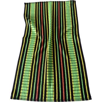 Preview: Set da 10 Grubentuch 100% cotone: Asciugapiatti & panno multiuso molto assorbenti, verde-nero - Panno di asciugatura robusto per casa & ristorazione