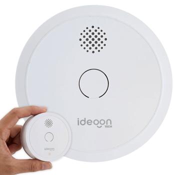 Preview: Set de 4 détecteurs de fumée WiFi avec notifications via app – détecteur d’incendie smart connecté conforme EN 14604 avec alarme de 85 dB et batterie CR123A d’une durée de 5 ans