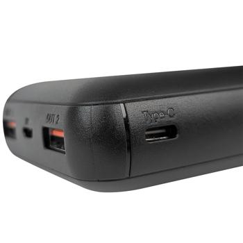 Preview: Set di 2 power bank con 3 porte USB ciascuna, 20.000 mAh, porte USB-C e 2 USB-A, Quick Charge 3.0, per iPhone 16, 15, 14, 13, 12, Pro/Max, Samsung, iPad, Huawei