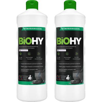 Set da 2 detergenti concentrati efficaci per pavimenti per stazioni di pulizia di robot lava-pavimenti, profumo di primavera, vegano, 1L, biodegradabile, ad asciugatura rapida
