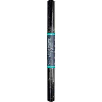 Preview: Hochwertige Klebefolie Schwarzer Marmor – Moderne Dekofolie, selbstklebend, 45cmx200cm