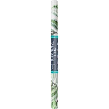 Preview: Exotische Klebefolie in Dschungel-Optik – Moderne Dekofolie, 45cmx200cm - Sommerliche selbstklebende Folie 