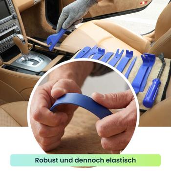 Preview: Praktisches 12-teiliges Zierleistenkeile-Set für Auto, Möbel & Renovierung – ideal zum schonenden Entfernen von Verkleidungen, Clips & Leisten