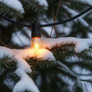 Preview: stringa di 2 luci d‘atmosfera con 10 lampadine a fiamma, 5,1 m - IP44, effetto fiamma ingannevolmente reale per uso esterno e interno 