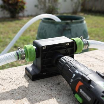 Preview: Kit 2 Pompes pour Perceuse - Transfert & Pompage d‘Eau Rapide, jusqu‘à 1200 L/h - Installation Facile, Pour Jardin, Aquarium & Piscine