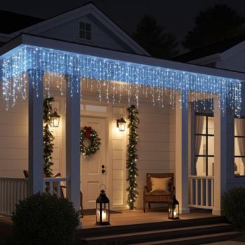 Preview: Fata della pioggia di ghiaccio, 360 LED, IP44, 9 m