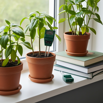 Preview: 4er-Set Präzises 3in1 Pflanzenerde Messgerät, Bodentester für Feuchtigkeit, pH-Wert und Lichtverhältnisse, idealen Standort für Pflanzen finden